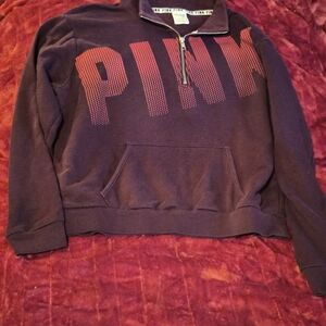 Victoria's Secret PINK Maroon Half-Zip